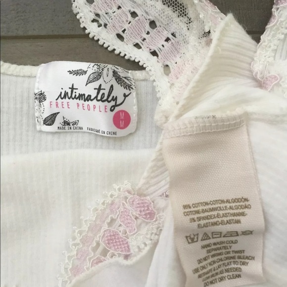 SOLD Free People Ribbed Lace Tank - Picture 9 of 9